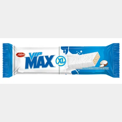 Aldiva VIP Max XL Milky White Coated Cocoa Wafer 35 Gr