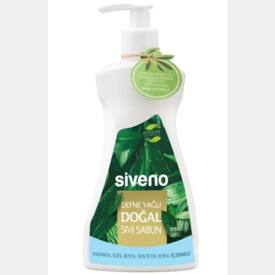 Siveno Natural Laurel Oil Liquid Soap 300 Ml