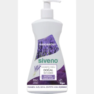 Siveno Natural Lavender Oil Liquid Soap 300 Ml