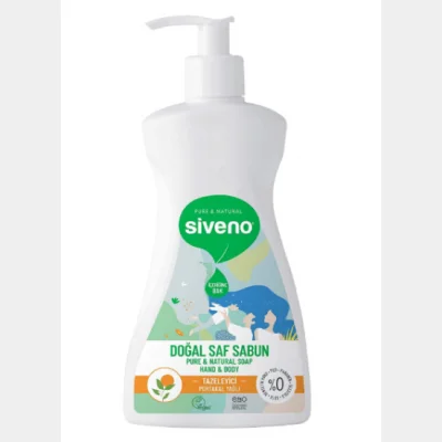 Siveno Natural Liquid Soap with Orange Oil 300 Ml