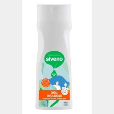 Siveno Natural Shower Soap with Orange Oil 300 Ml
