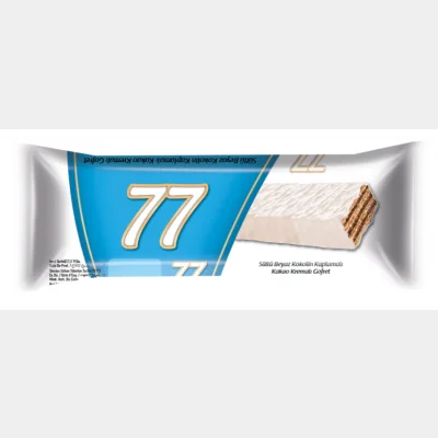 Lark 77 Crispy Rucko White Compound Chocolate Coated Wafer 30 Gr