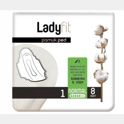 Ladyfit Cotton Pad Normal No 1 8 pcs
