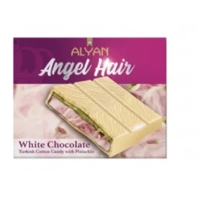 Alyan Angel Hair White Chocolate Cotton Candy Pistachios 80g