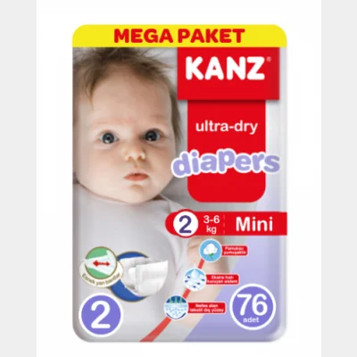 Kanz Diapers Mega Pack No 2 76 pcs