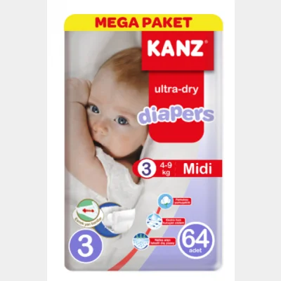 Kanz Diapers Mega Pack No 3 64 pcs