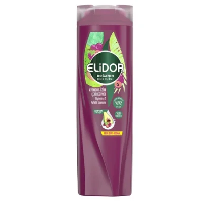 Elidor Shampoo 400ml Strengthening & Shine Avocado & Grape
