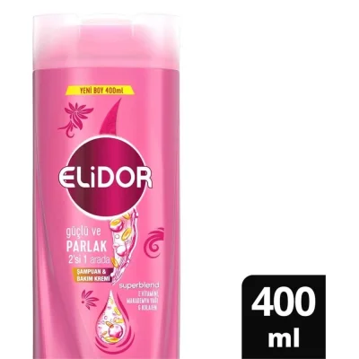 Elidor Shampoo Strong Shine 2-in-1 400 ml