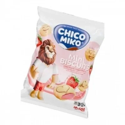 Chico Miko Mini Biscuits Strawberry Cream 30g