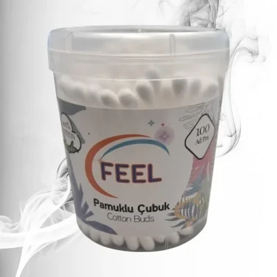 Feel Cotton Swabs 100 Count