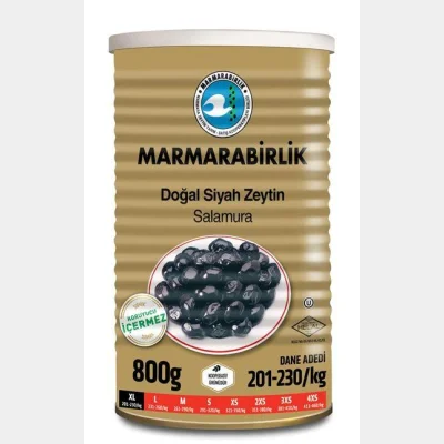 Marmarabirlik Black Oil Marbir Oily Brine Oil Size : XL 800 gr