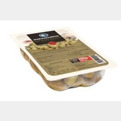 Marmarabirlik Green OliveCoctail Vacuum Size: L 200 gr