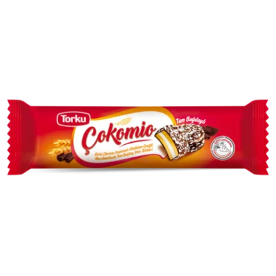 Torku Çokomio Chocolate Coated Marshmallow Biscuit 77 gr
