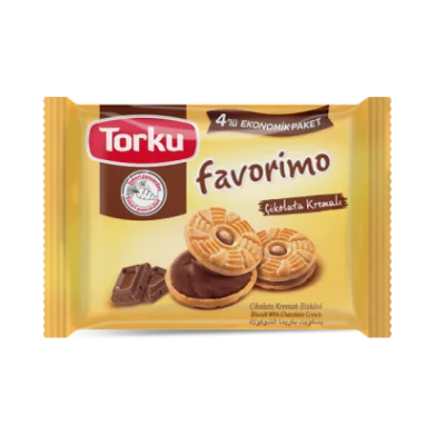 Torku Favorimo Chocolate Cream Biscuit 4X61 gr