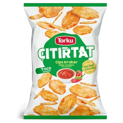 Torku Çıtırtat Taco Flavored Chips Crackers 60 gr