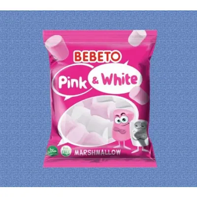 Bebeto Mallow Pink&White 60gr