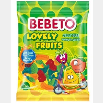 Kervan Gıda Bebeto Lovely Fruits  80 gr