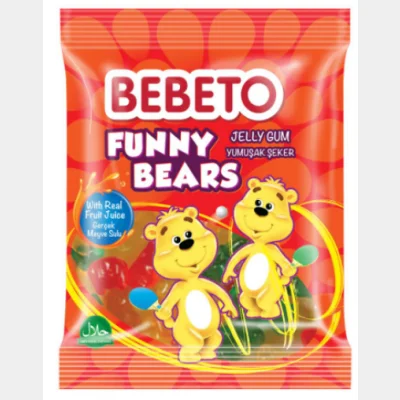 Kervan Gıda Bebeto Funny Bears  80 gr