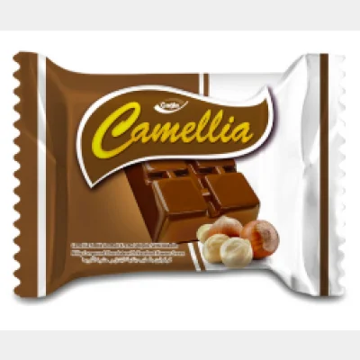 Çağla Camellia Milk Compound Chocolate With Hazelnut Cream Filling 18 Gr