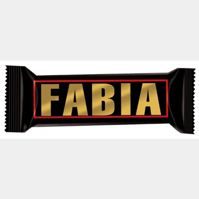 Hazal Fabia Milk Compound Chocolate Caramel Coated Nougat Bar 18 Gr