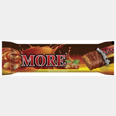 Hazal More Milk Compound Chocolate Pistachio Caramel Coated Nougat 18 Gr