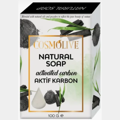 Cosmolive Natural Soap Activated Carbon 100 Gr