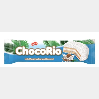 Chocorio White Chocolate Coated Coconut Marshmellow Biscuit 49 Gr