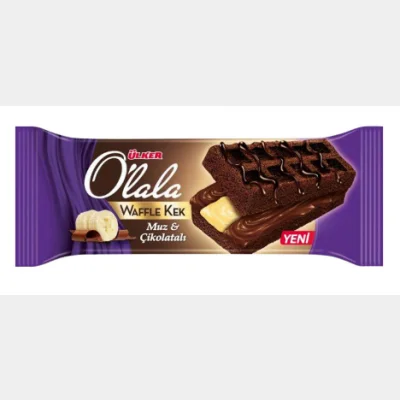 Ülker O'lala Waffle Cake with Chocolate Banana 70 gr