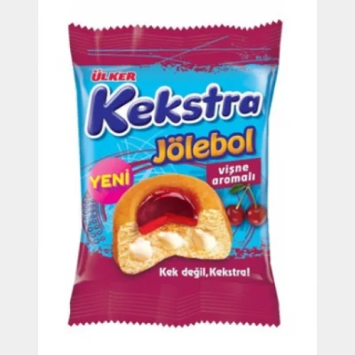 Ülker Kekstra Jölebol Cake with Cherry 40 gr