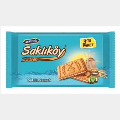 Ülker Saklıköy Multi-Pack with Milk Cream 264 gr