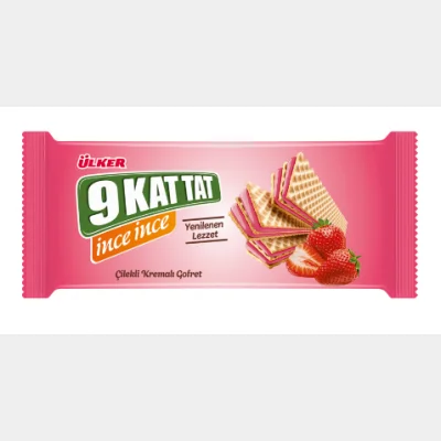 Ülker 9 Kat Tat Thin Thin Strawberry 114 gr