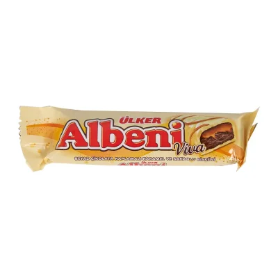 Çokollate e bardhe me karamel Albeni 36g