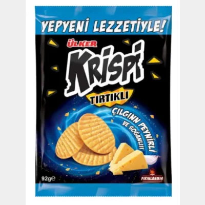 Ülker Krispi Serrated Cracker With Cheese Onion 92 gr