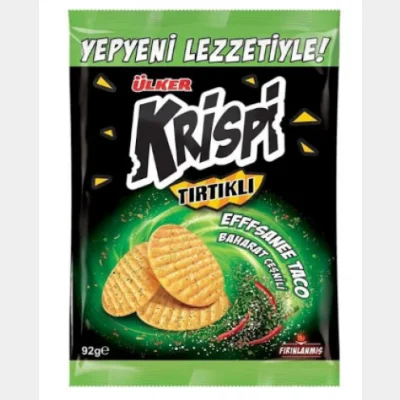 Ülker Krispi Serrated Cracker Spicy 92 gr