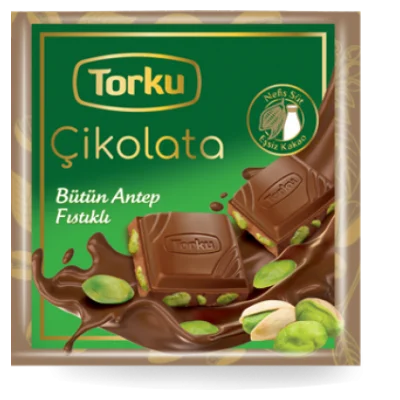 Torku Milk Chocolate with Pistachio 65 gr