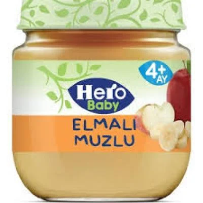 Hero Baby Food Jar Banana & Apple 125 gr