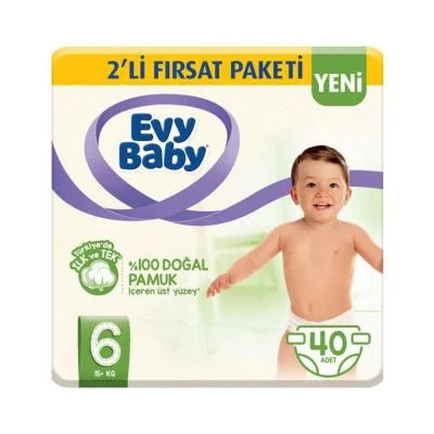 Evy Baby Jumbo Packet No 6 40 pc