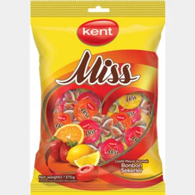Kent Candy Fruit Juice Filled  375 gr