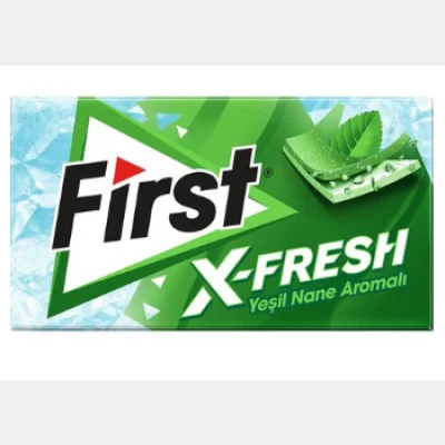 First Chewing Gum X Fresh Green Mint   27 gr