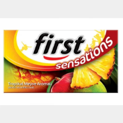 First Chewing Gum Sensations Tropic Fruit  27 gr