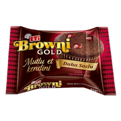 ETİ Browni Gold Chocolate Cake with Sour Cherry Sauce 45 gr