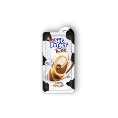 ETİ Süt Burger Twist Dual Cream with Milk and Cocoa 48 gr