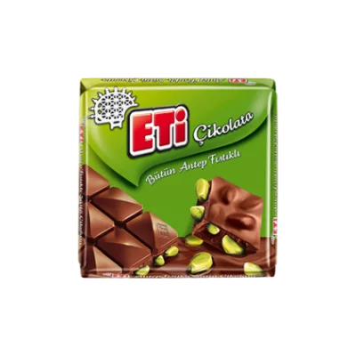 ETİ Chocolate with Whole Pistachio 80 gr