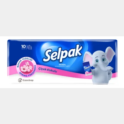 Selpak Wipes Perfumed Spring Flowers  5x10 pcs