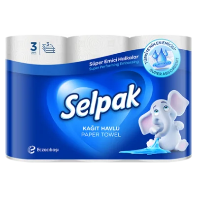 Selpak Towel  3 pc