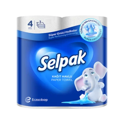 Selpak Towel  4 pc