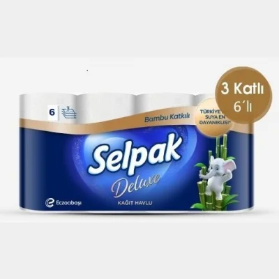 Selpak Bamboo Added Towel 6 pcs