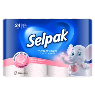 Selpak Toilet Papers with Parfume (Powder) 24 pc
