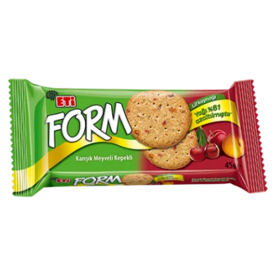 ETİ Form Bran Biscuit with Mixed Fruit 45 gr