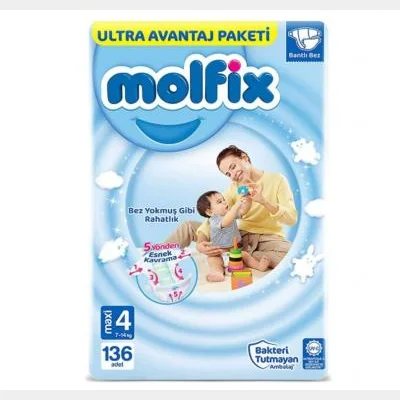 Molfix Ultra Advantage Packet No 4  136 pc